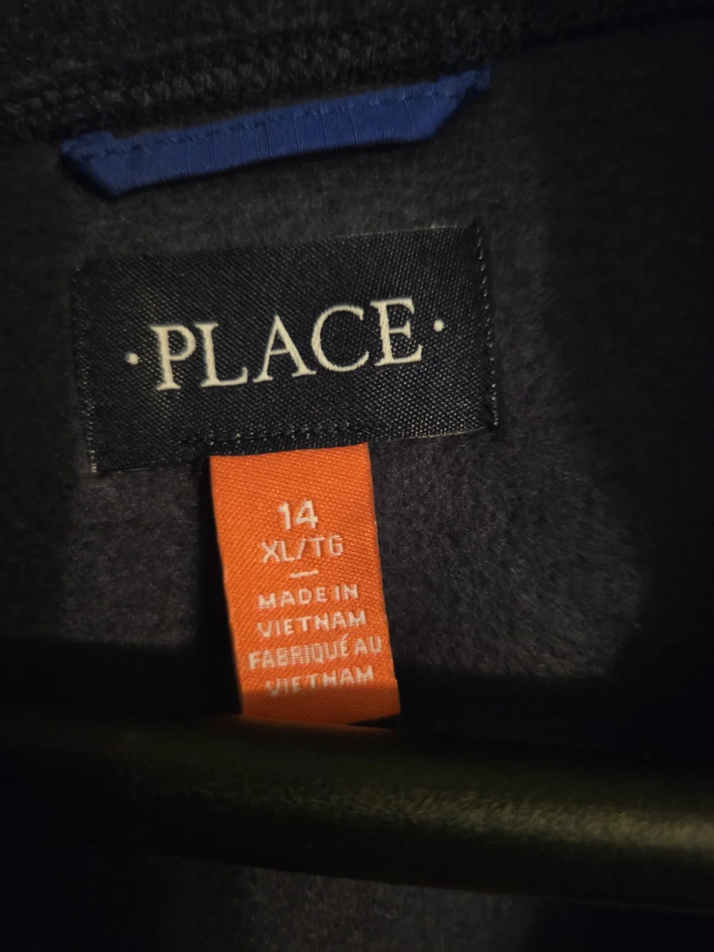 NWT The Children’s Place 3-in-1 Winter Jacket Coat XL 14 Tidal Blue Fleece